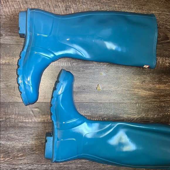 Hunter Classic Blue Waterproof Boots - Picture 5 of 6